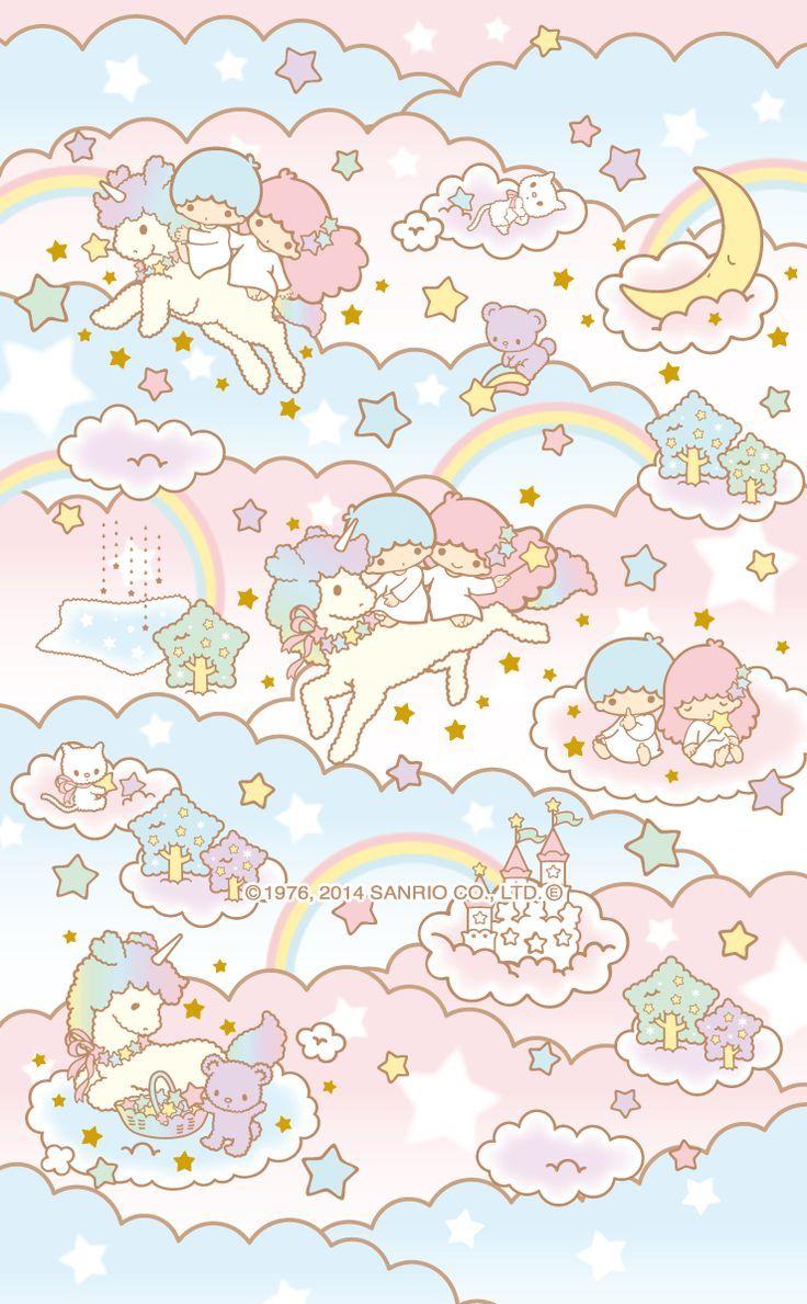 736x1189 Little Twin Stars Wallpaper