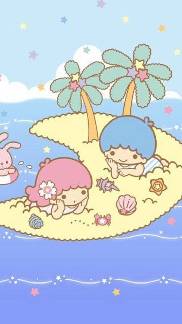 722x1280 Little Twin Stars wallpaper
