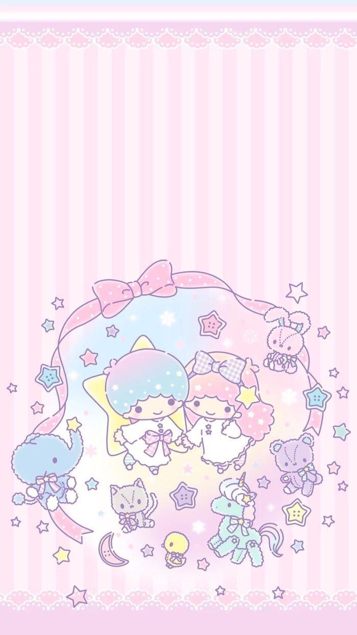 700x1244 Purple Little Twin Stars Wallpaper