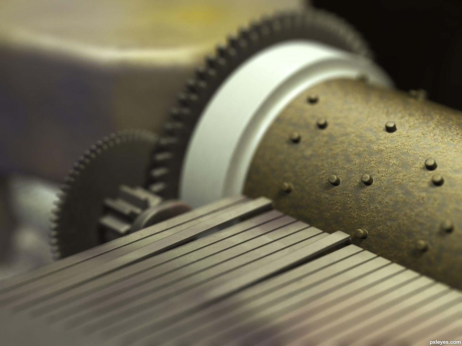 1600x1200 music box picture, by falkor for: macro designs 3D contest