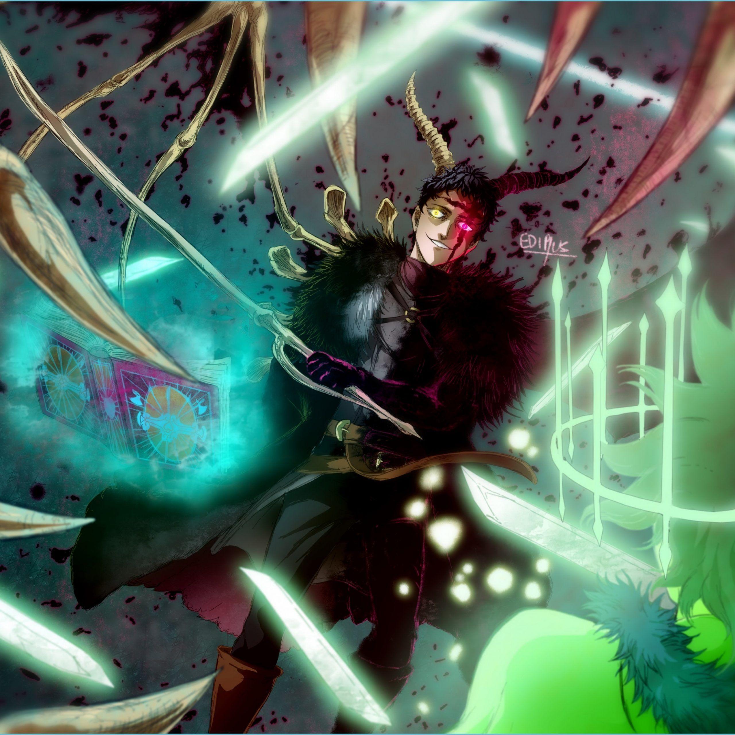 2560x2560 Zenon From Black Clover Wallpaper, HD Anime 14K Wallpaper, Image Clover Wallpaper