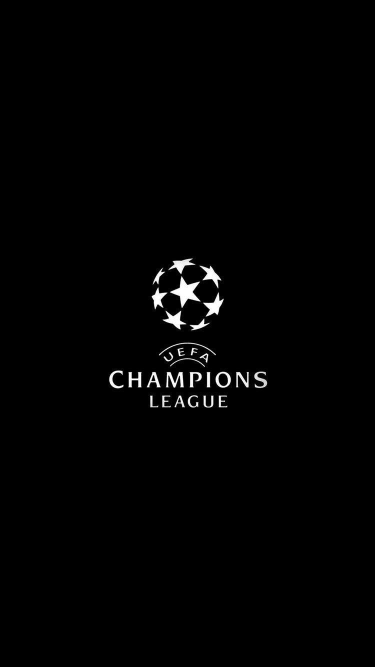 750x1334 Champions League Europe Logo Soccer Art Illustration Dark Bw iPhone 8 Wallpaper Free Download