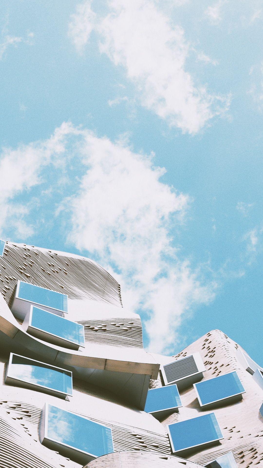 1080x1920 Sky Blue Aesthetic Wallpaper