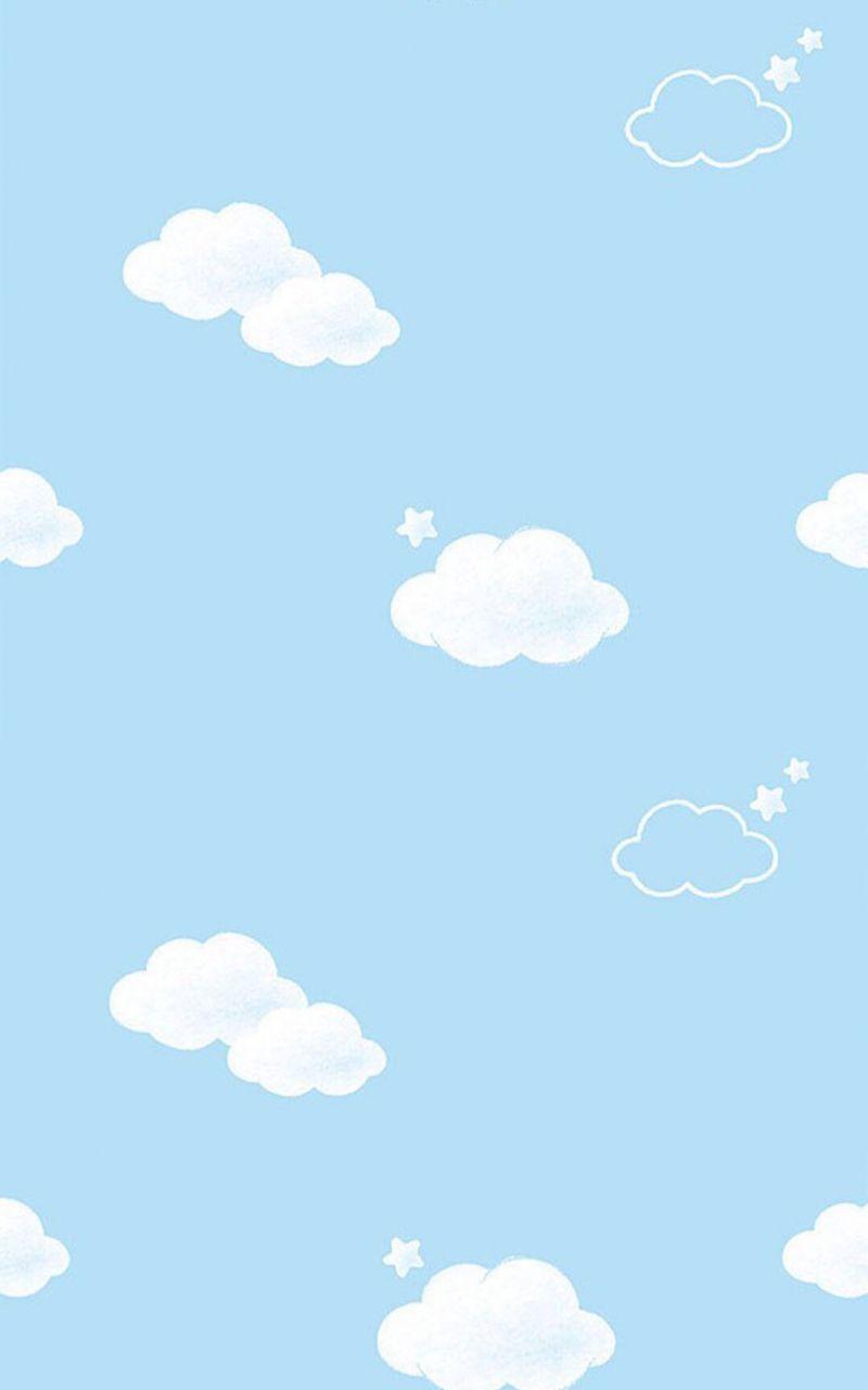 800x1280 Todos los saben, la historia sigue a Laura: Cute Aesthetic Wallpaper Baby Blue