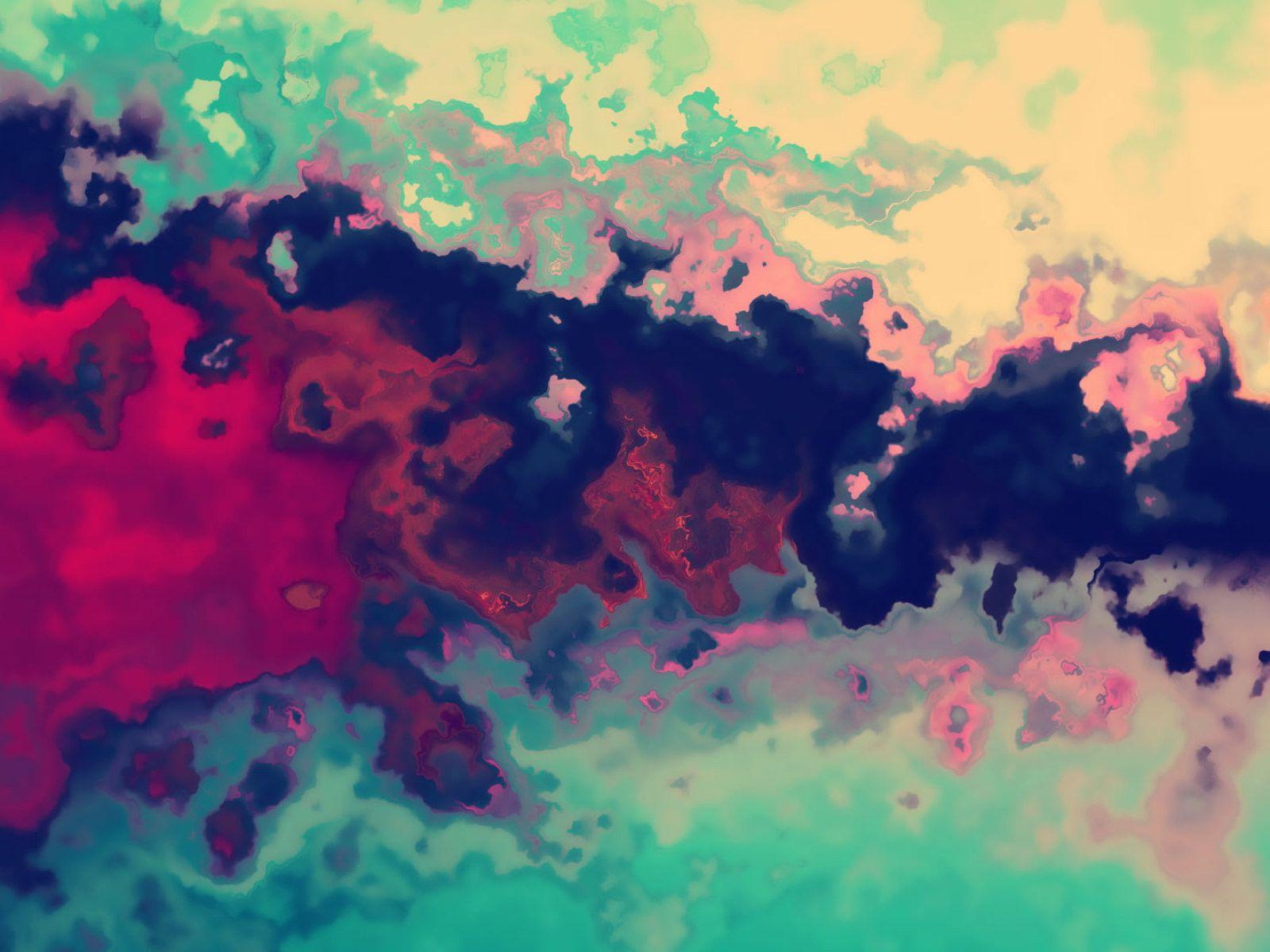 1600x1200 Textures Wallpaper • Red, black, and pink paint wallpaper, abstract painting, psychedelic • Wallpaper For You HD Wallpaper For Desktop & Mobile