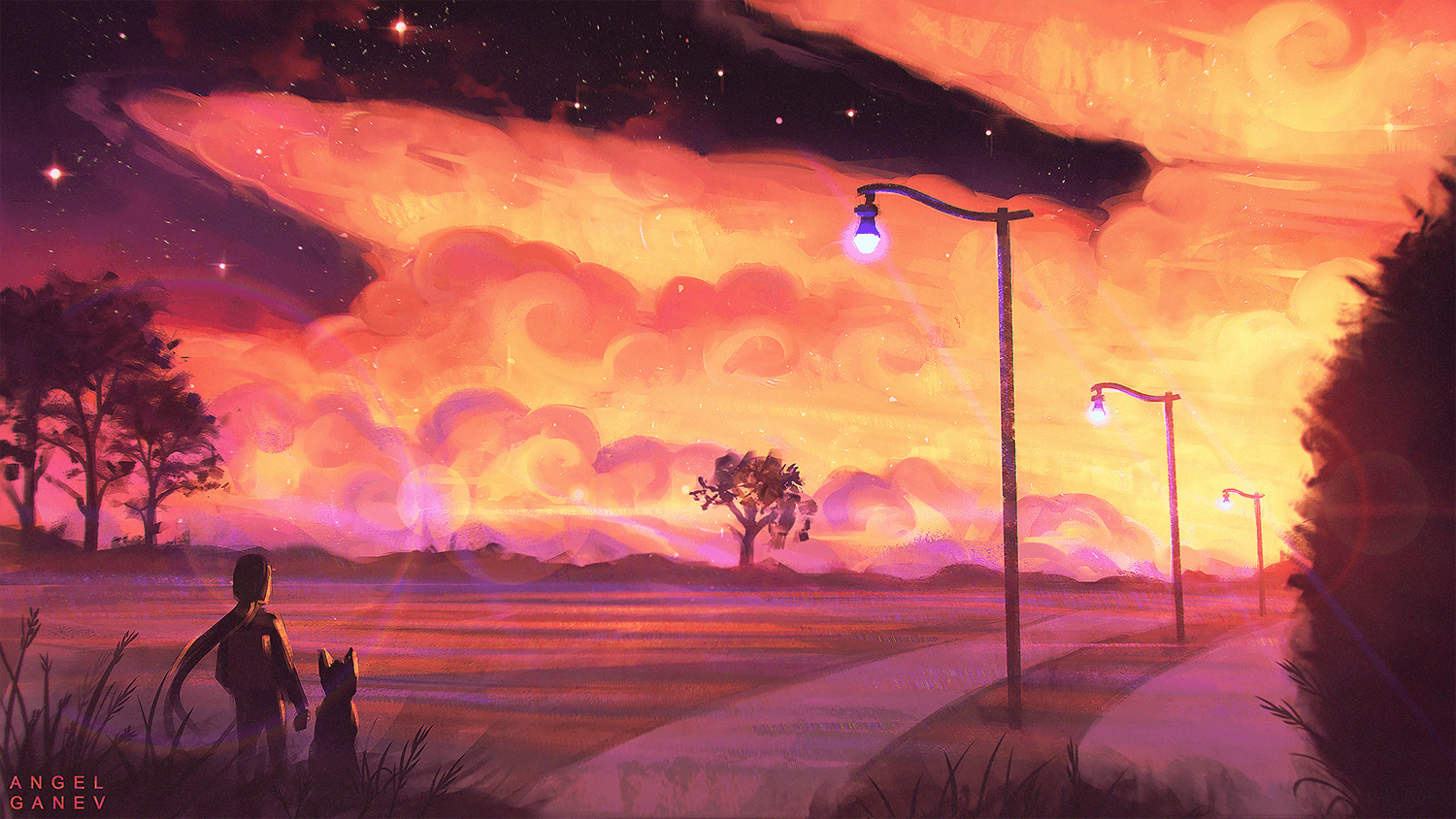 1500x844 Lofi Spring Wallpaper