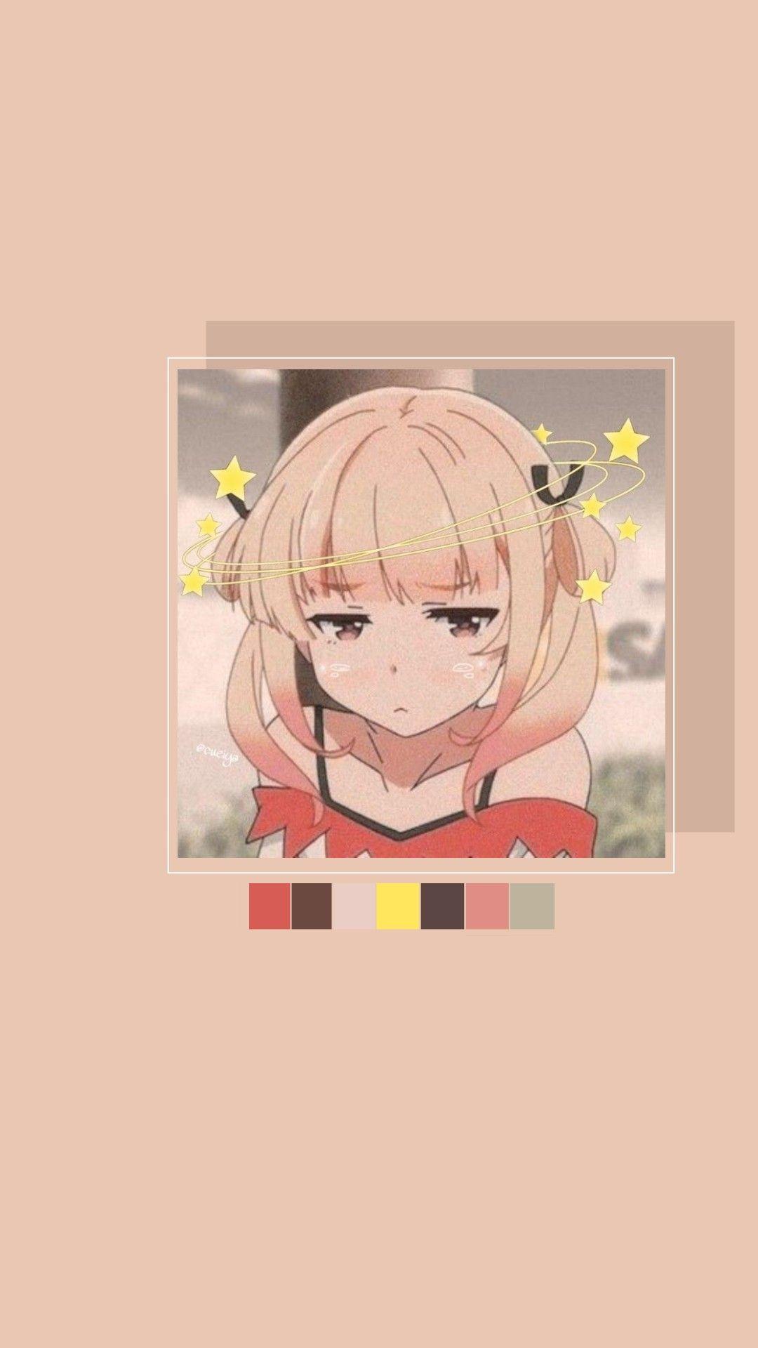 Nice Anime Girl Aesthetic Uwu Sticker - Nice Anime Girl Aesthetic Uwu -  Discover & Share GIFs