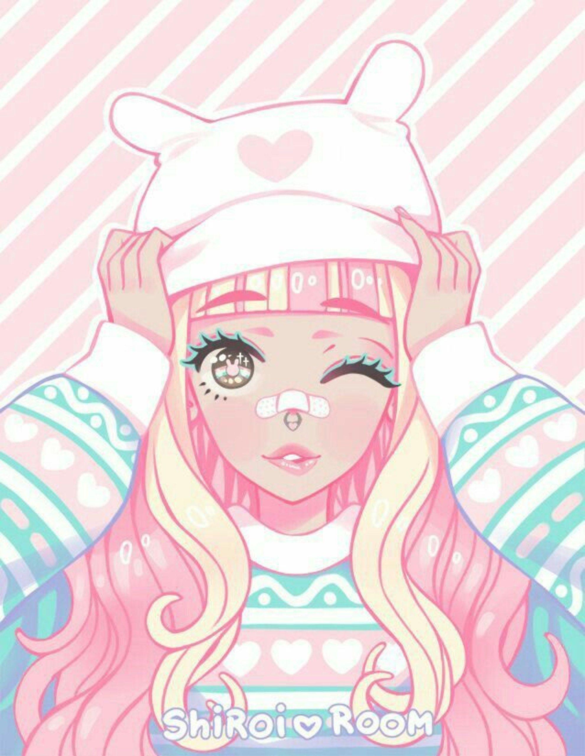 Aesthetic Pink Anime, cute, girl, waifu, HD phone wallpaper | Peakpx