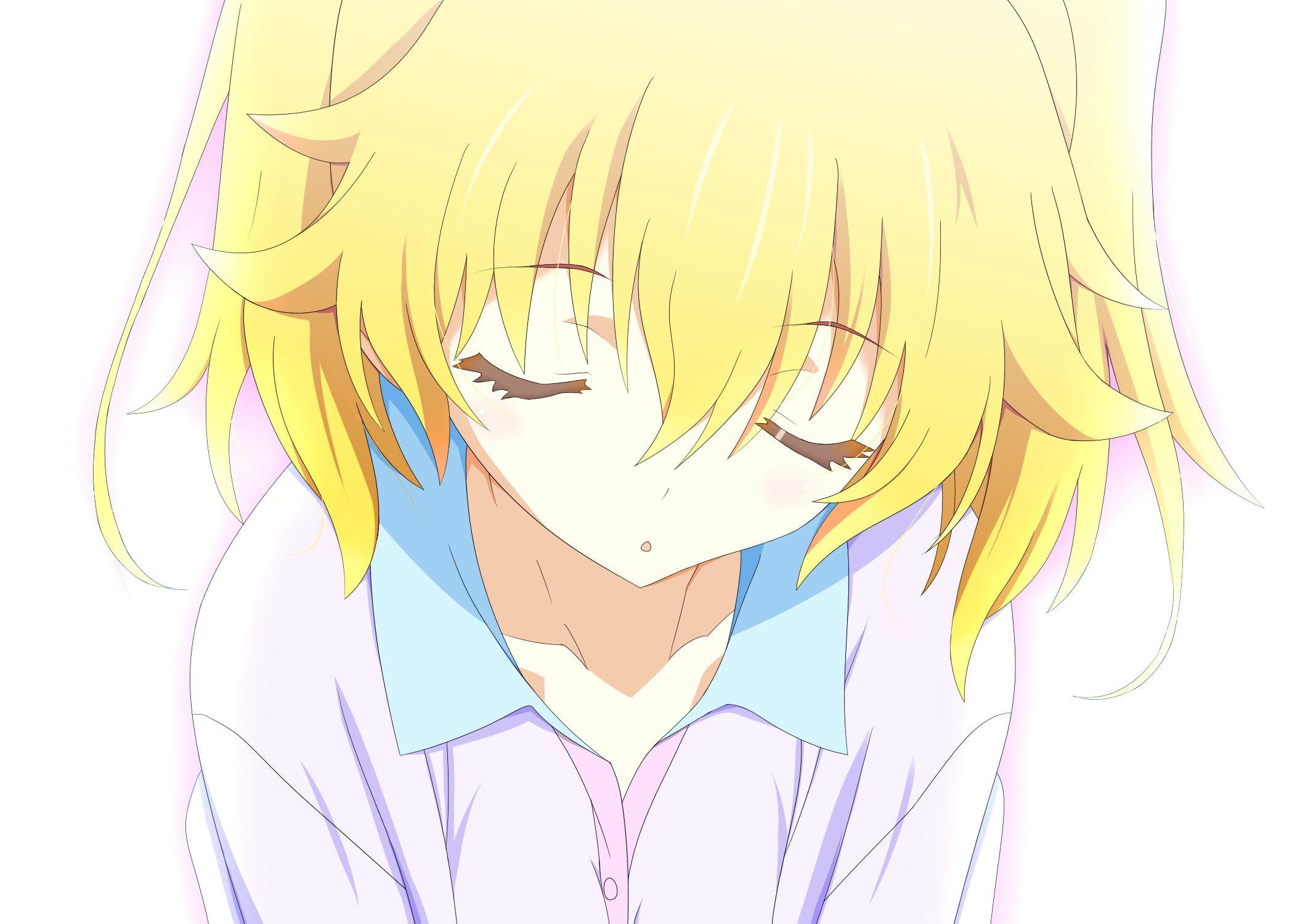 2110x1500 Blonde Hair Blue Eyes Nasuhara Anastasia Onii Chan Dakedo Ai Sae Areba Kankei Naiyo Ne Wallpaperx1500