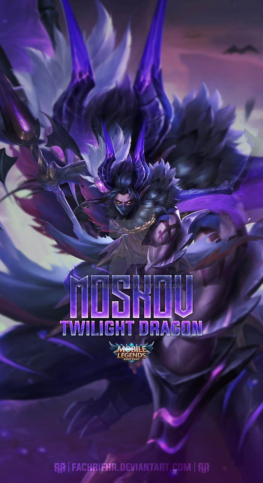 900x1650 Moskov Twilight Dragon. Mobile legend wallpaper, Alucard mobile legends, Anime wallpaper phone