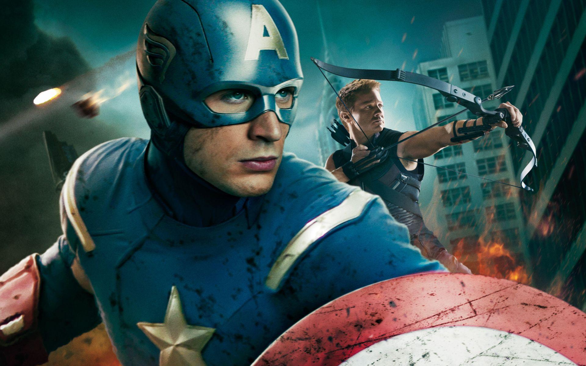 Hình nền phim Captain America trong Avengers 1920x1200