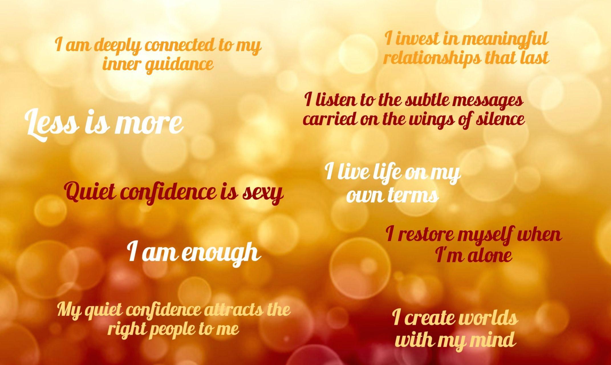 2143x1280 Introvert Affirmations Free Desktop Wallpaper