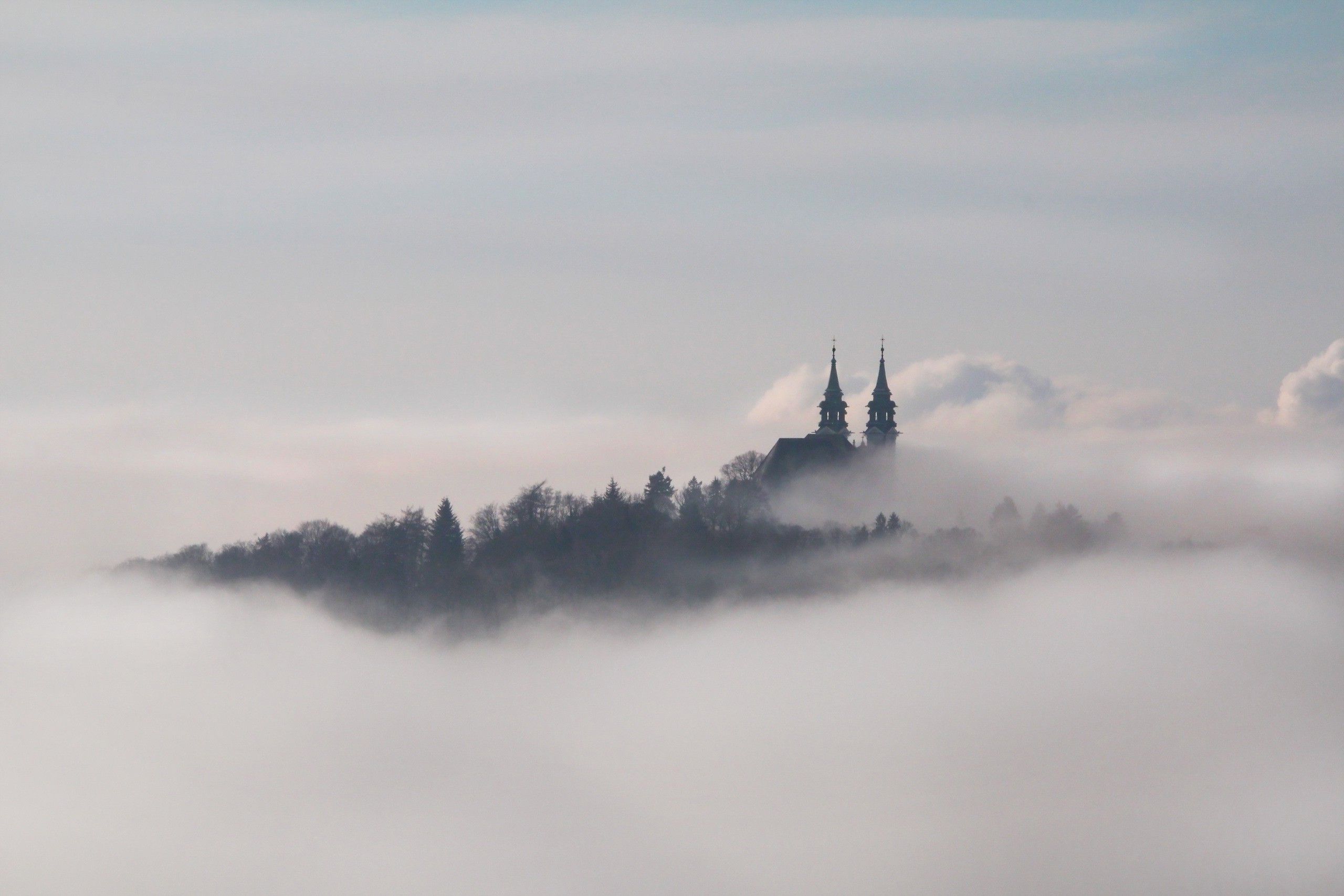 2560x1707 Linz, Austria, Landscape, Clouds Wallpaper HD / Desktop and Mobile Background