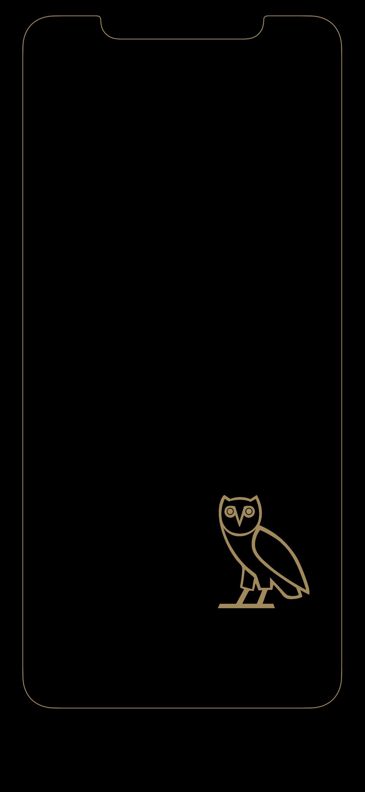1418x3072 Drake OVO Wallpaper