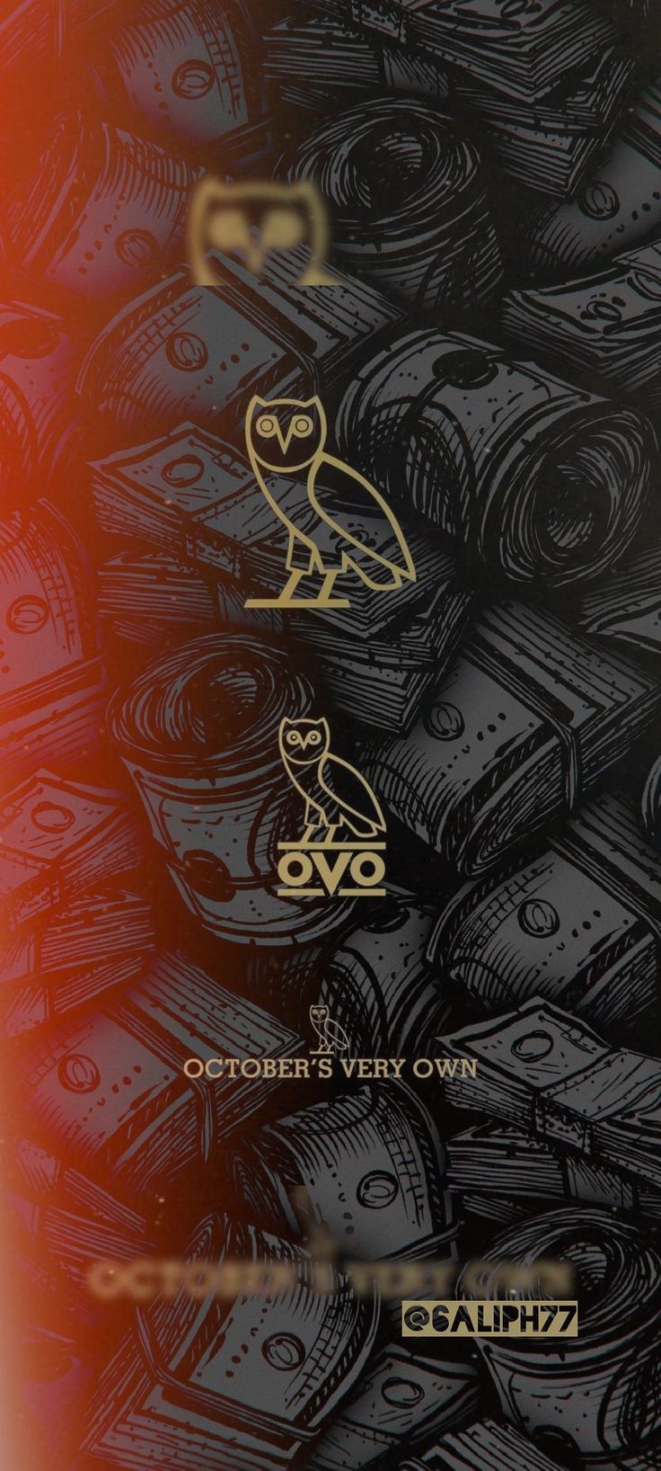 736x1636 OVO Money Wall Art. Ovo sound wallpaper, Ovo wallpaper iphone, Drippy nba wallpaper
