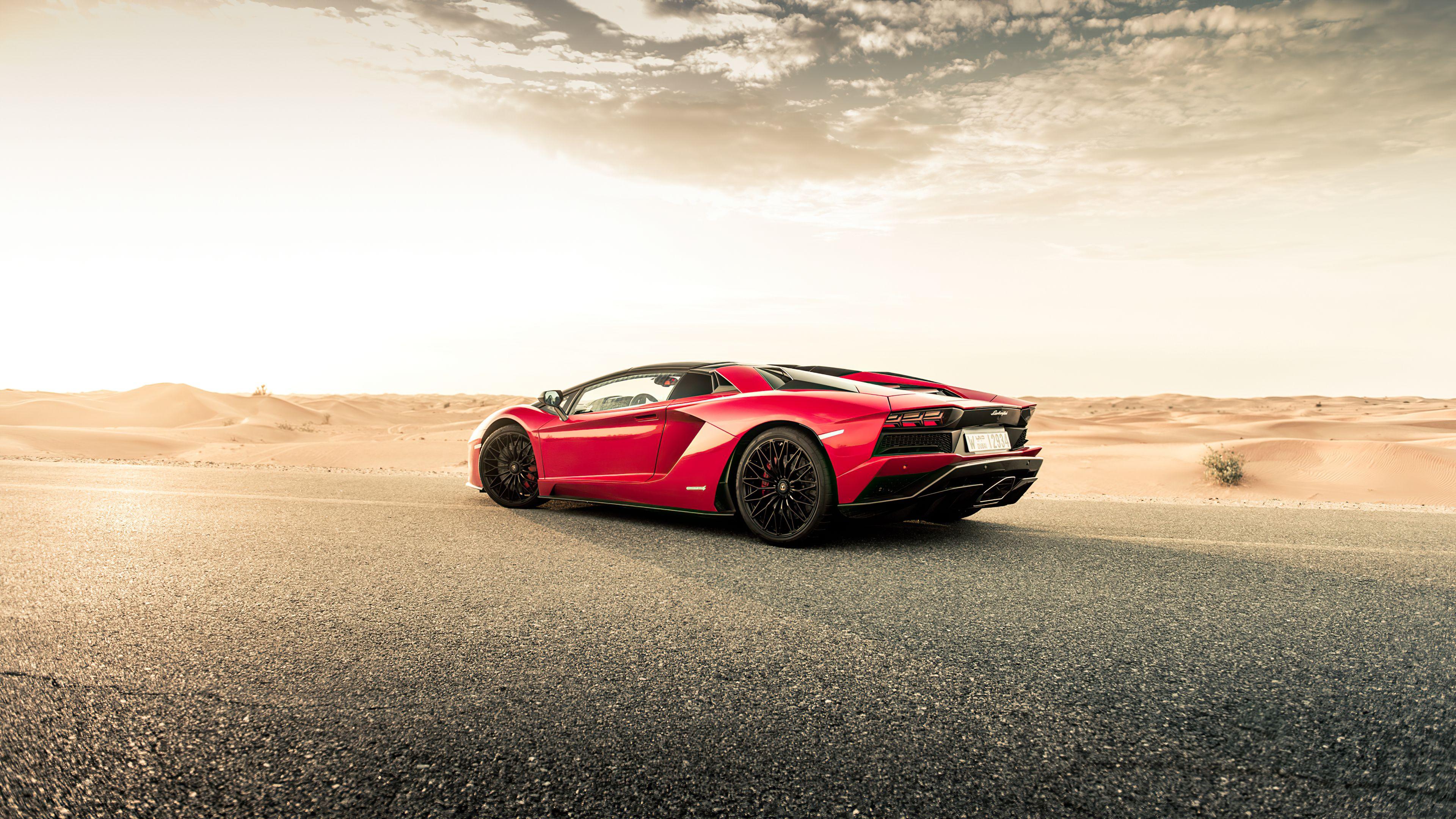 3840x2160 Red Lamborghini Aventador HD Cars, 4k Wallpaper, Image, Background, Photo and Picture