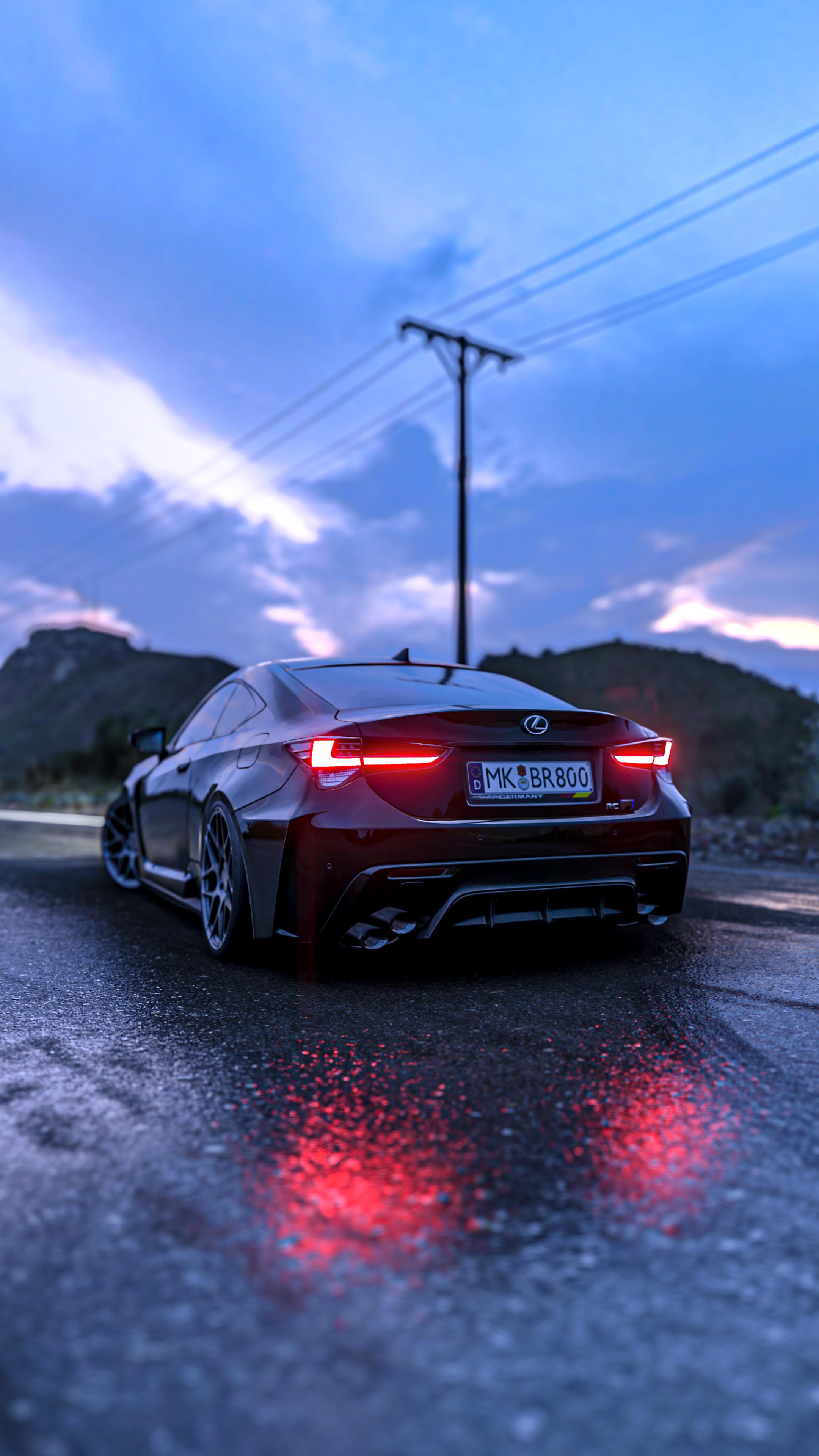 2160x3840 New Lexus rcf track edition photohoot