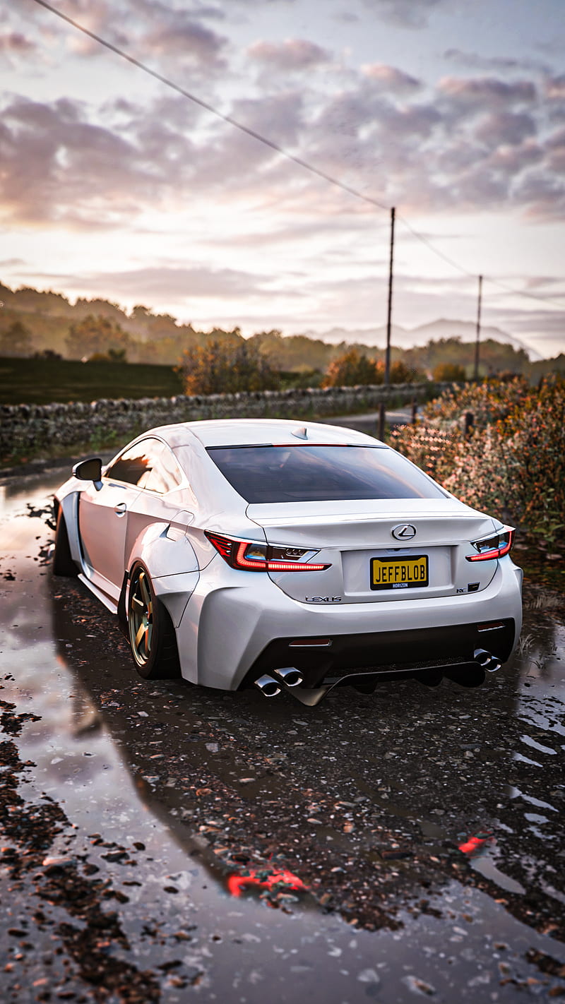 800x1422 Lexus Rc F, Car, Carros, Fh Forza, Forza Horizon, HD Phone Wallpaper