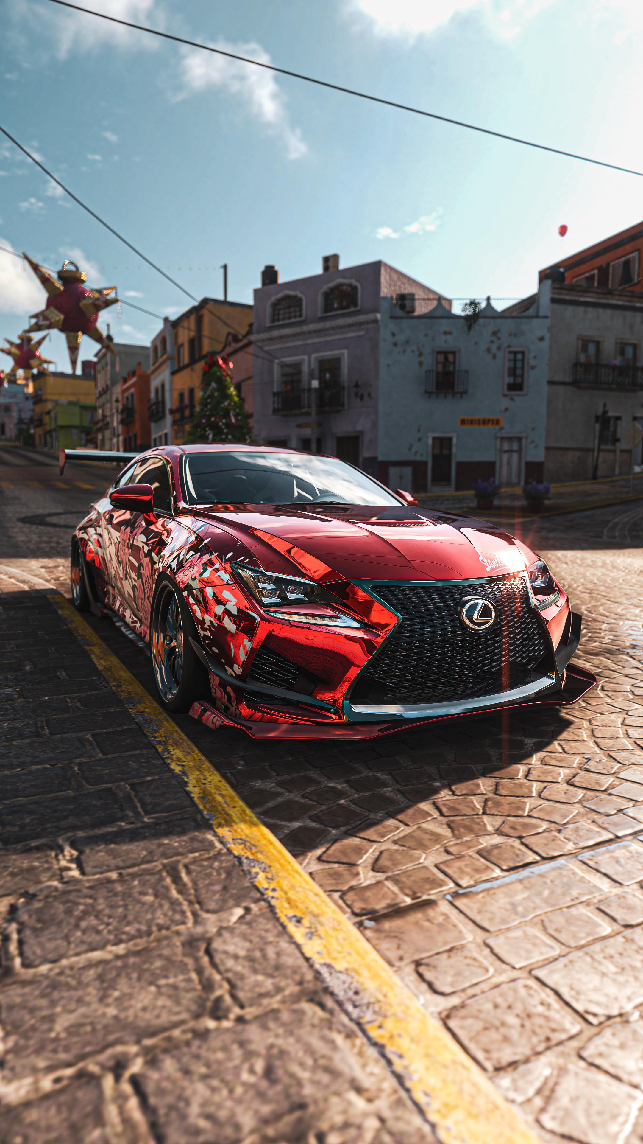 2160x3840 Lexus RC F Edited Image