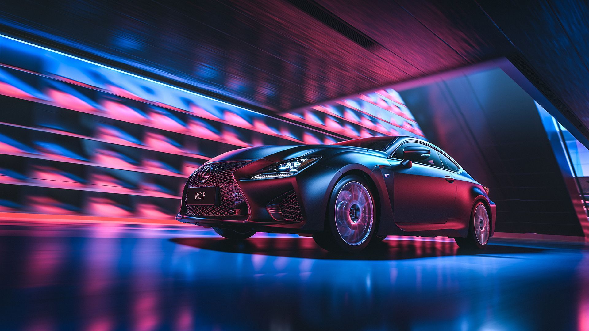 1920x1080 Lexus RC F Zhao. Car enthusiast wallpaper ideas, Luxury car advertising inspiration, Luxury car night scene