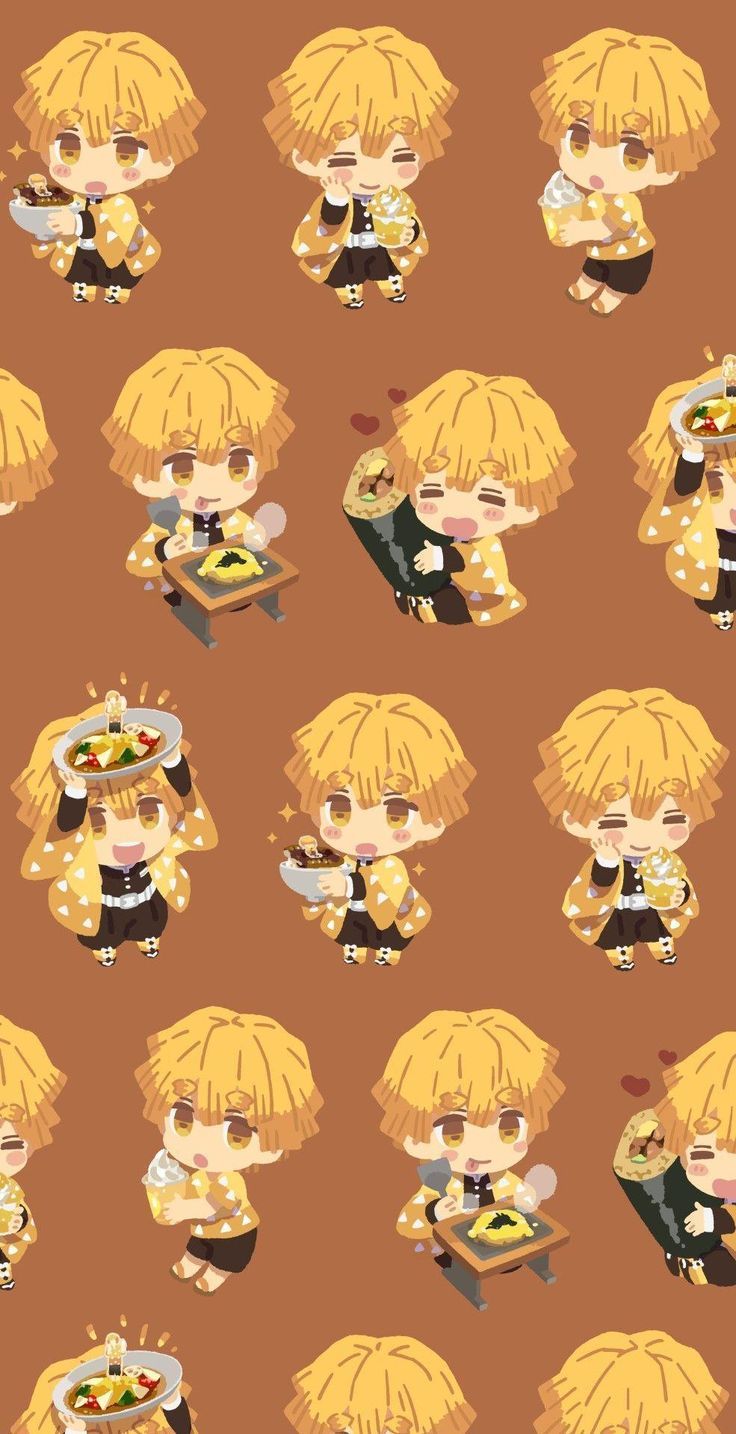 736x1434 Awesome Cute Zenitsu Wallpaper