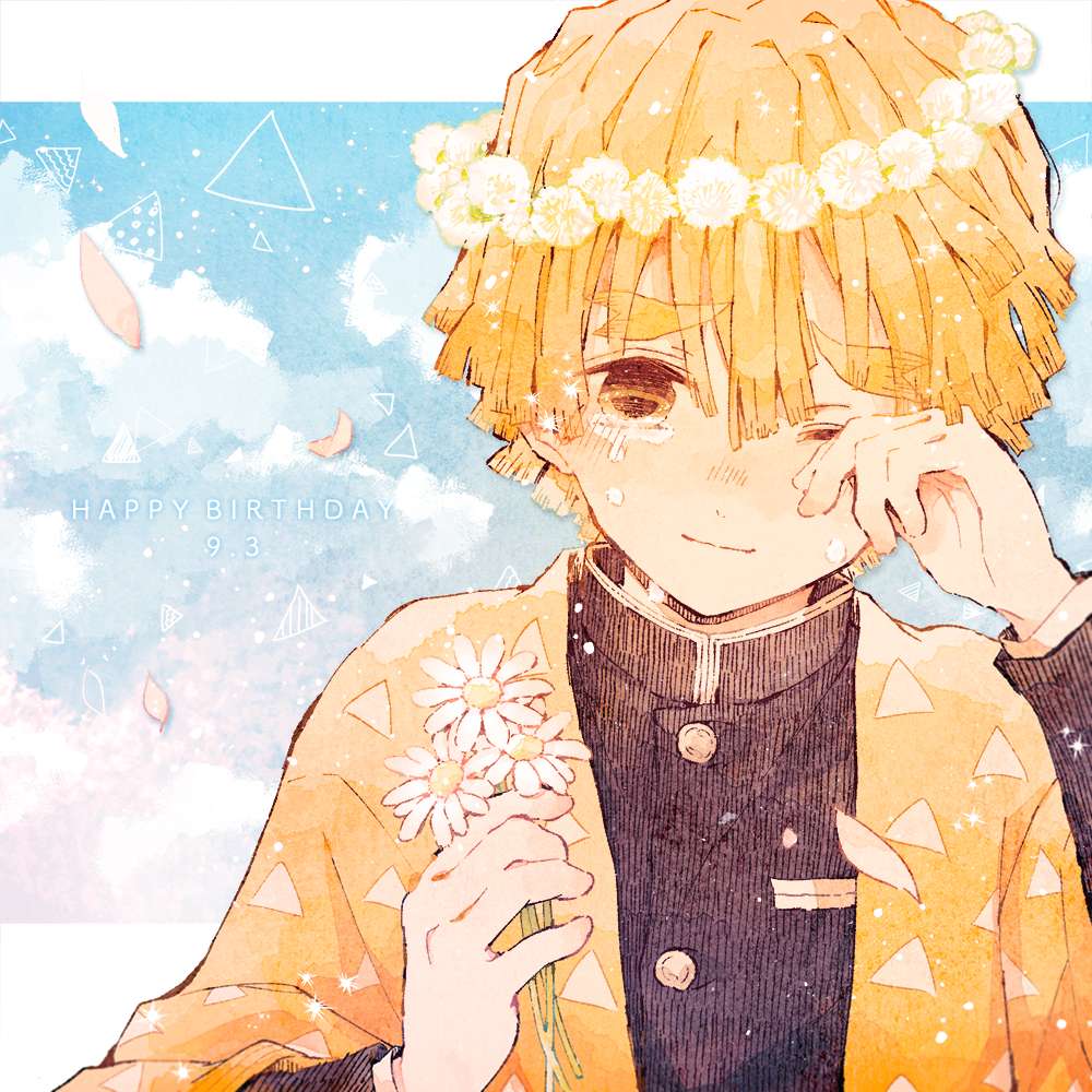 1000x1000 Cute Zenitsu Wallpaper