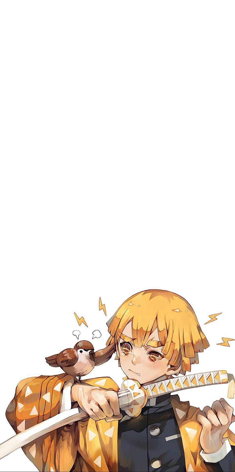 800x1604 Zenitsu Demon Slayer, Demon slayer, Zenitsu Agatsuma, kimetsu no yaiba, HD phone wallpaper