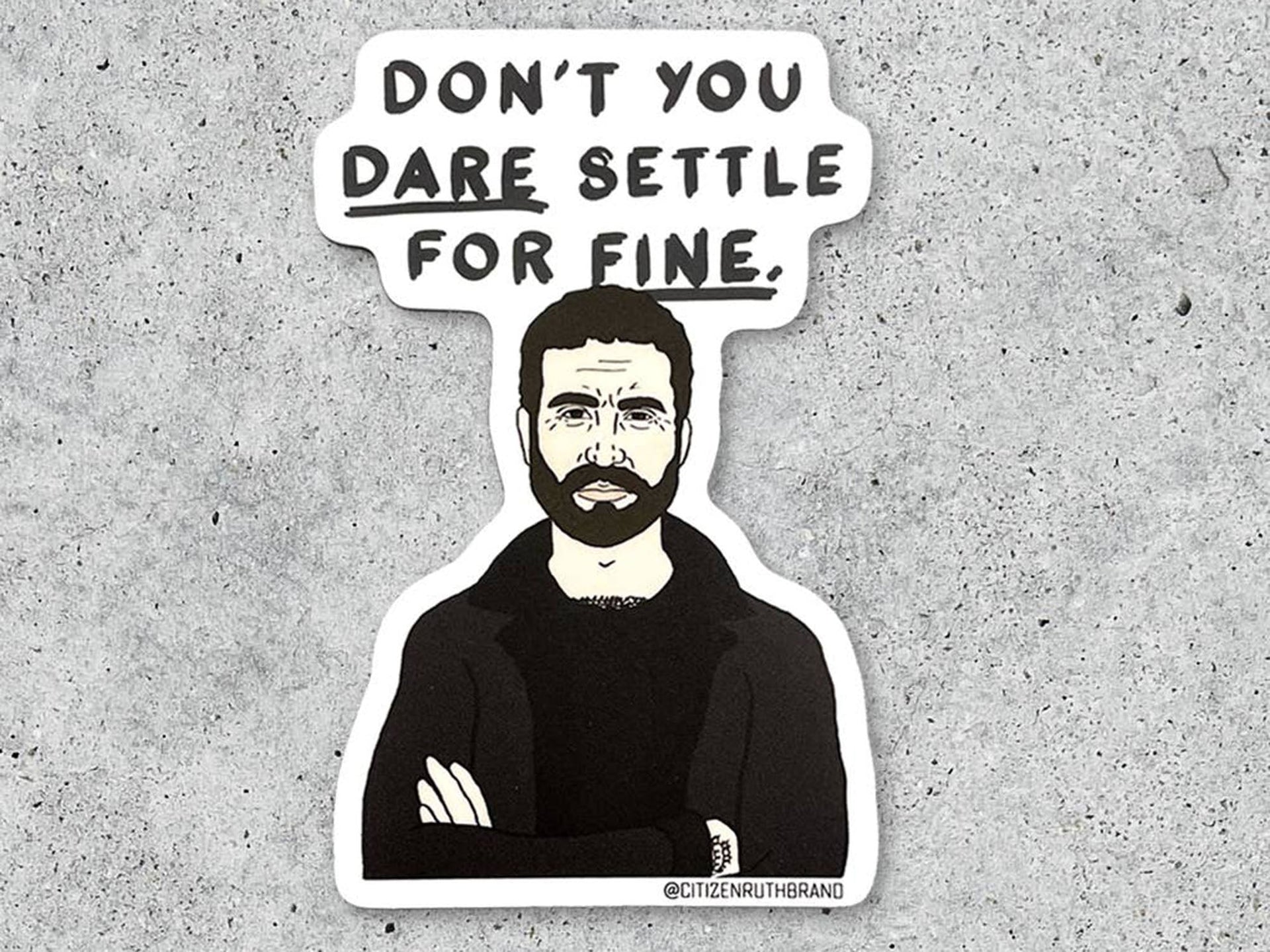 1920x1440 Roy Kent Settle Sticker