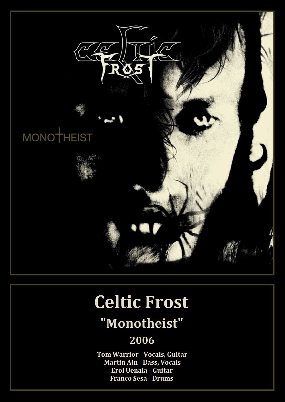 1000x1410 Plakat Celtic Frost Monotheist 2006 Metal Wallpaper bez ramy 42 x 7 cm • Cena • Opinie