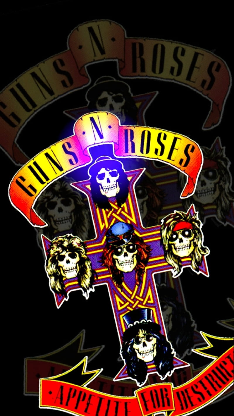 800x1422 Guns N Roses, appetite for destruction, axl rose, duff mckagan, rock, slash, HD phone wallpaper