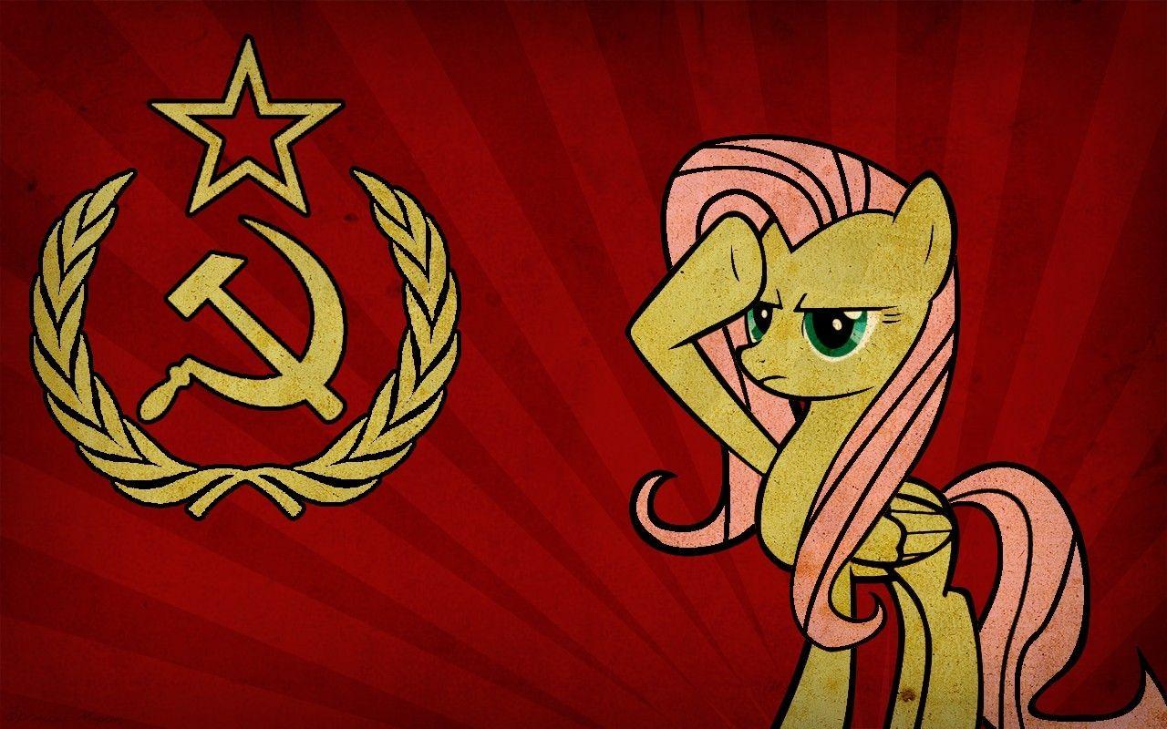 1280x800 soviet pony ussr my little pony fluttershy my little pony friendship