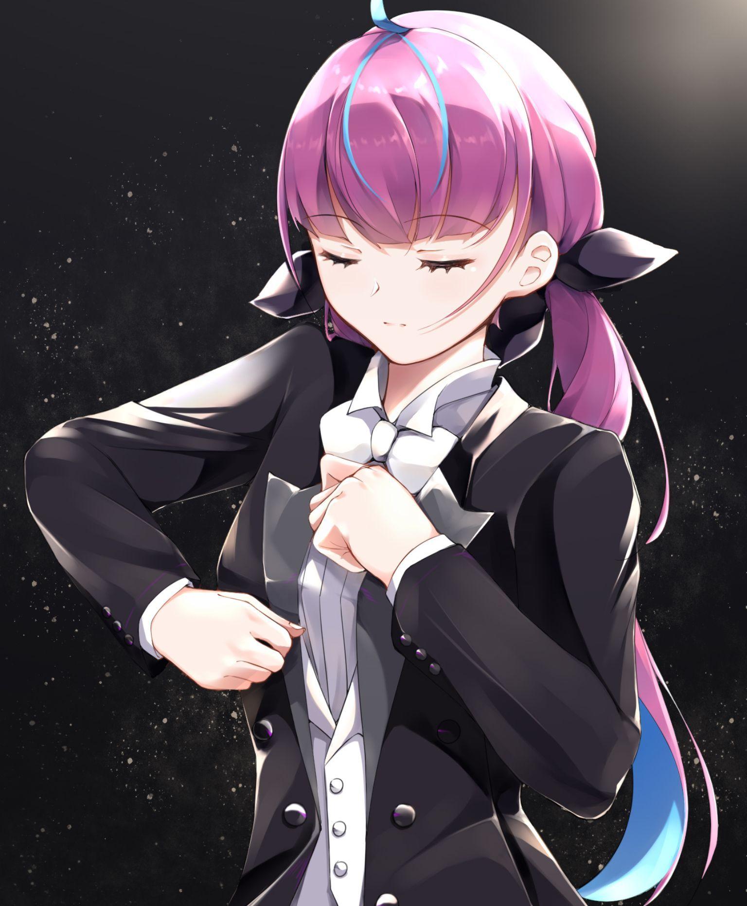 1536x1863 Minato Aqua. Anime wallpaper iphone, Happy art, Anime wallpaper