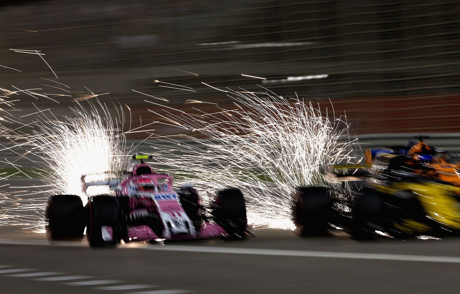 1500x960 Sparks Fly on F1 Racetracks