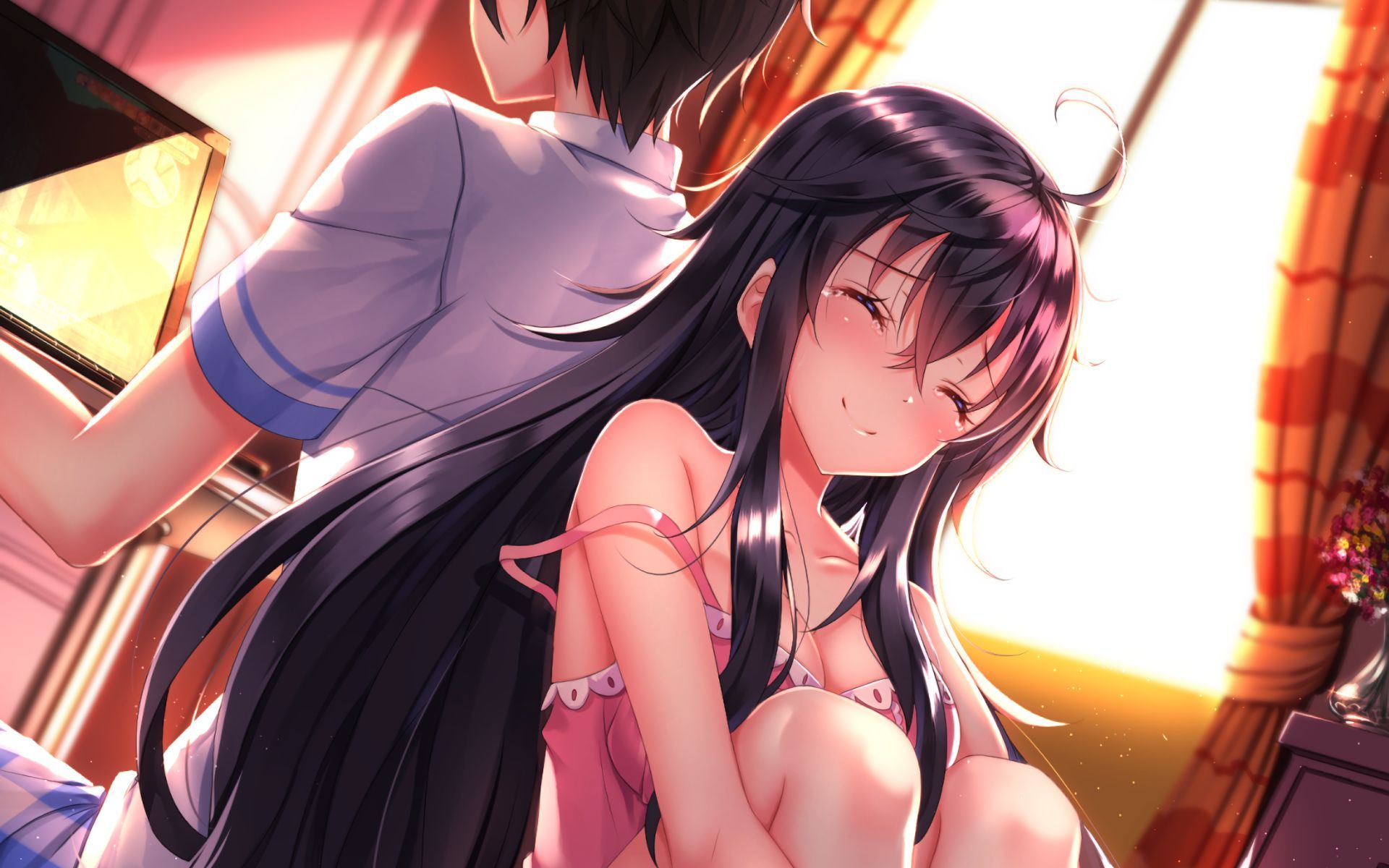 1920x1200 Phone wallpaper: Ako Tamaki, Anime, And You Thought There Is Never A Girl Online?, Hideki Nishimura, Netoyome 756586