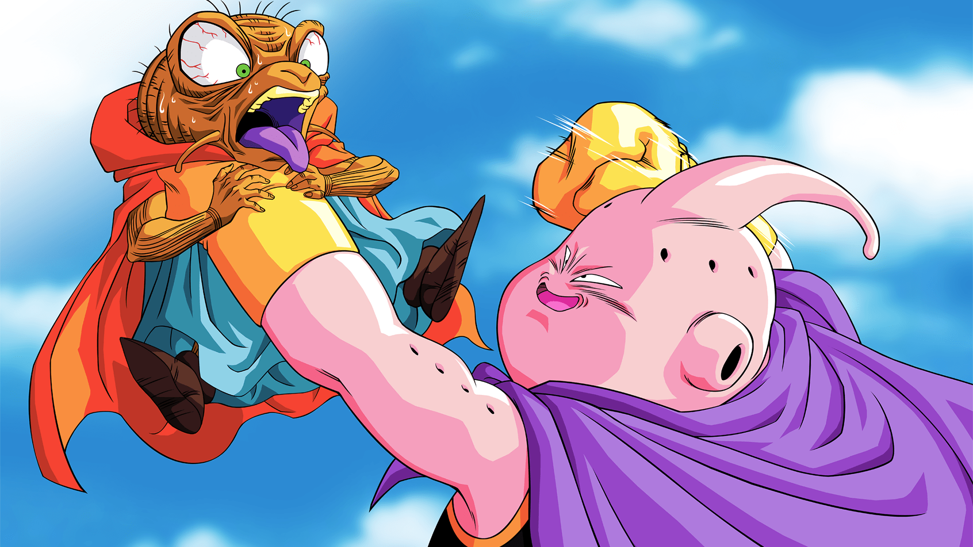 1920x1080 Babidi vs Majin Buu HD Wallpaper