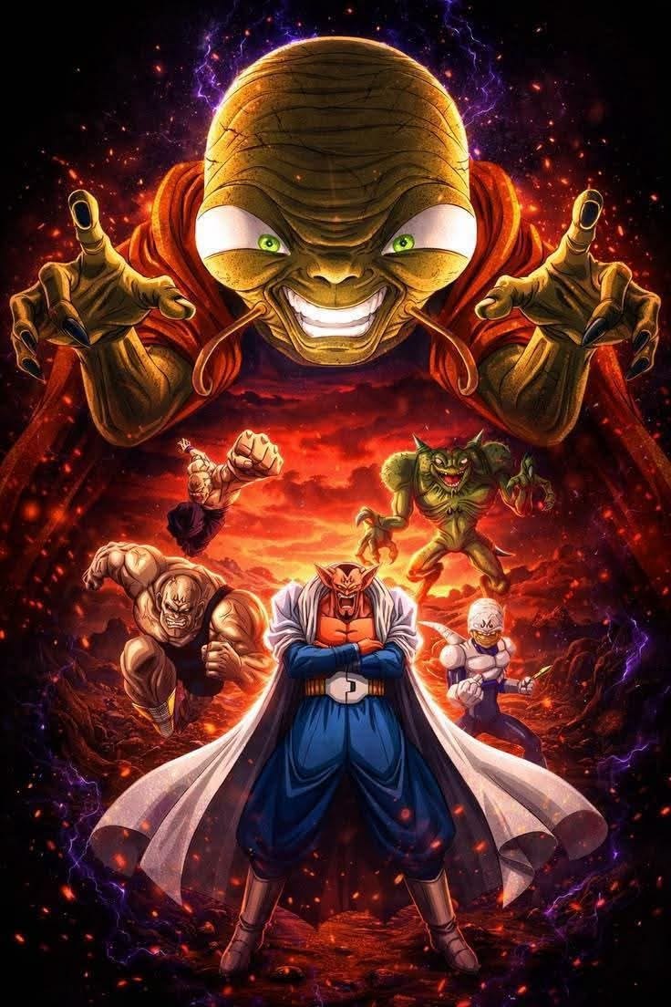 736x1104 Los androides de dragon ball. Babidi dbz, Fiesta de goku, Dbsuper