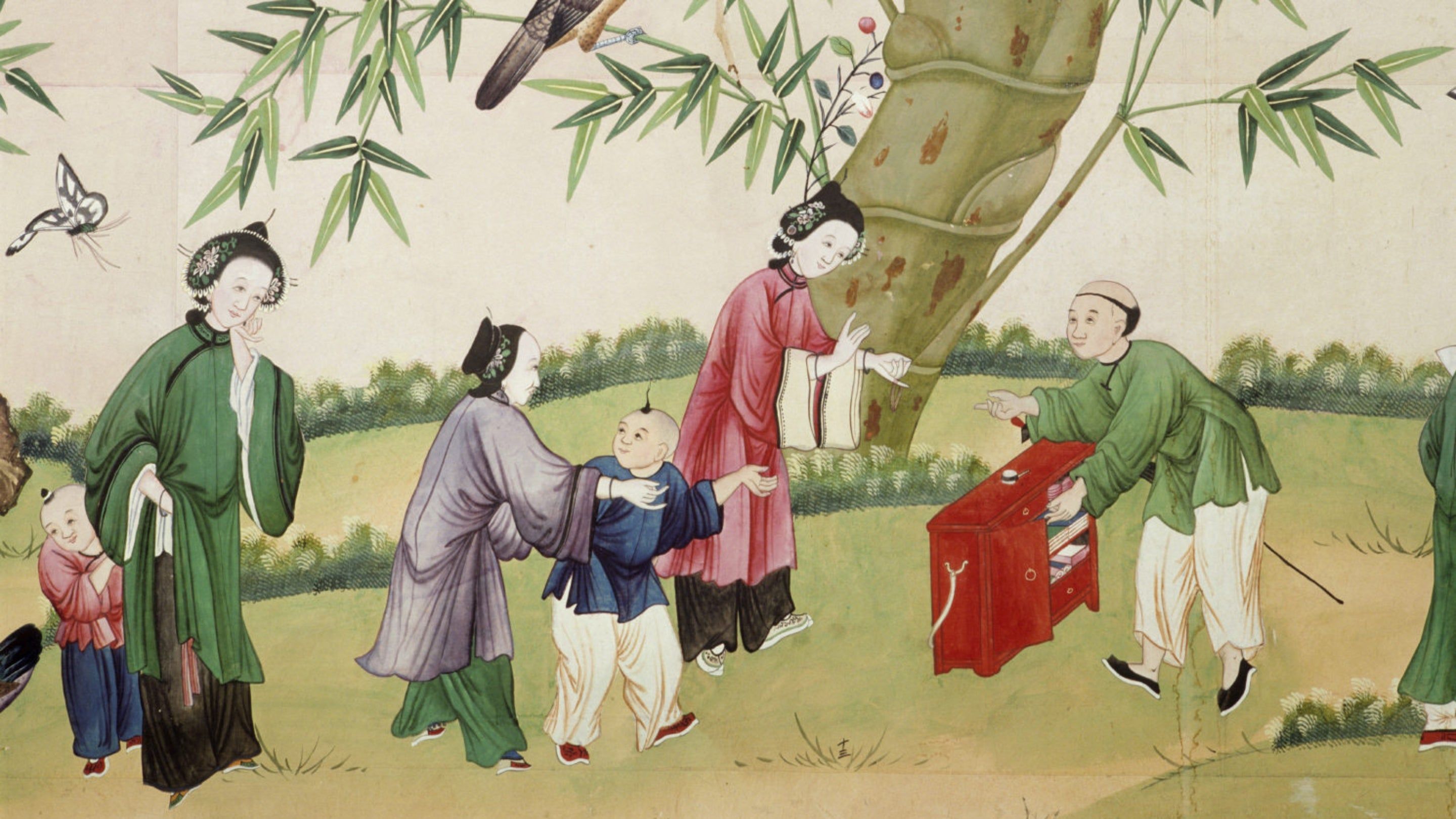 2880x1620 Chinese wallpaper at National Trust houses