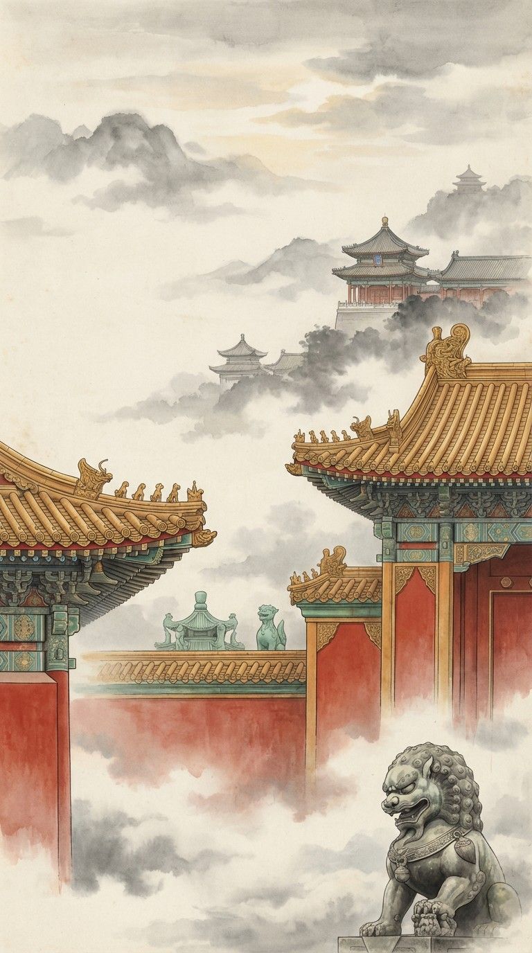 768x1376 Download Imperial Chinese Roofs Image, History, China