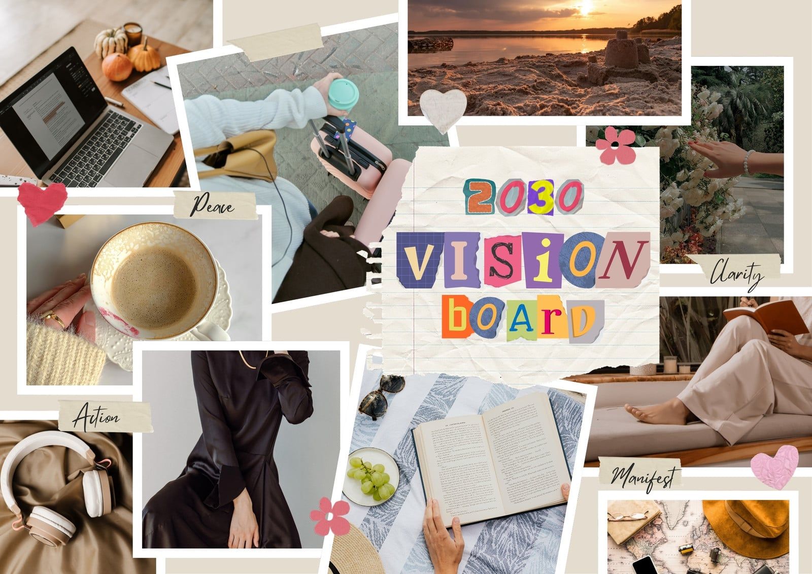 1600x1131 Free and customizable vision board templates
