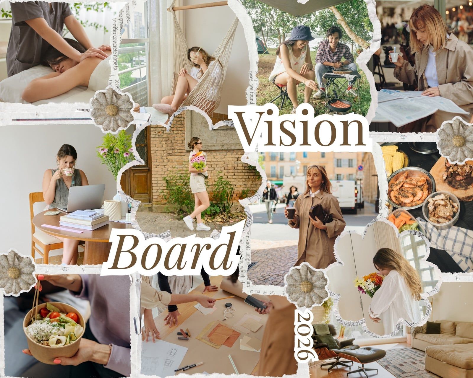 1600x1280 Free and customizable vision board templates