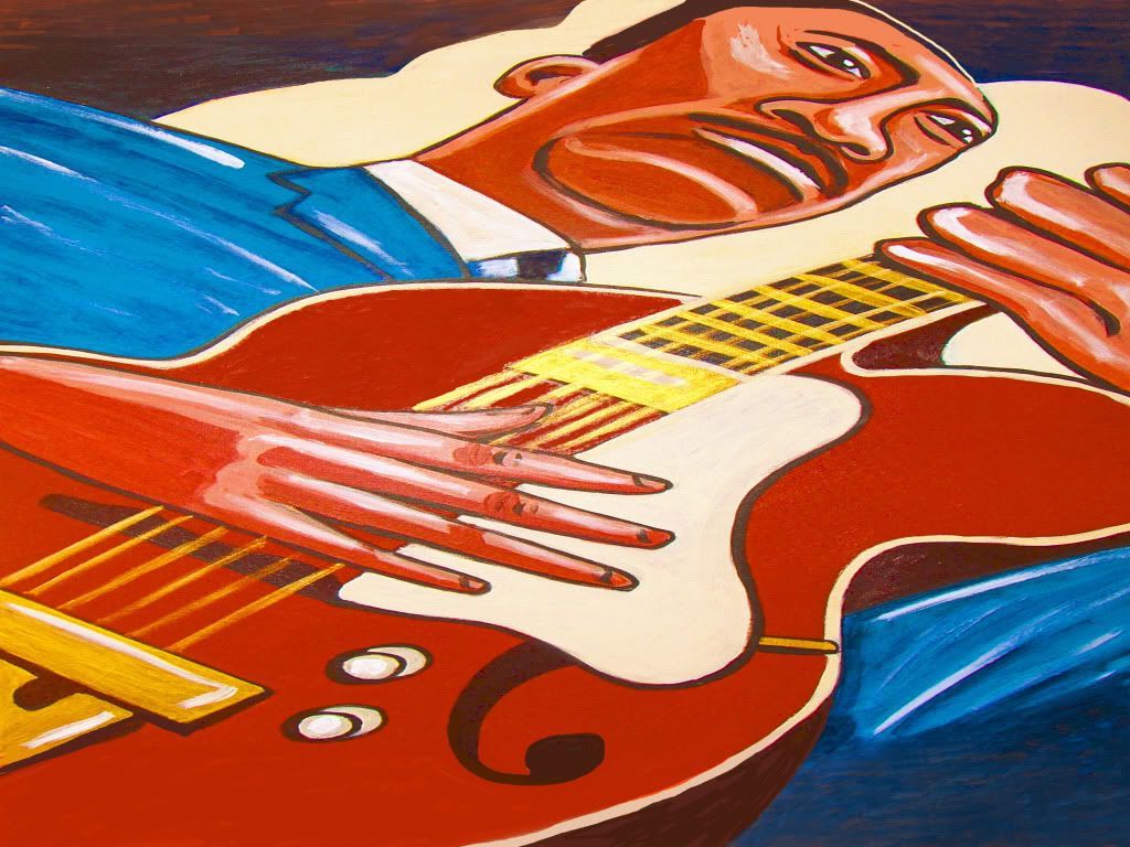 1024x768 WES MONTGOMERY PRINT Poster Gibson L 5 Archtop Incredible Jazz Guitar Cd Movin'