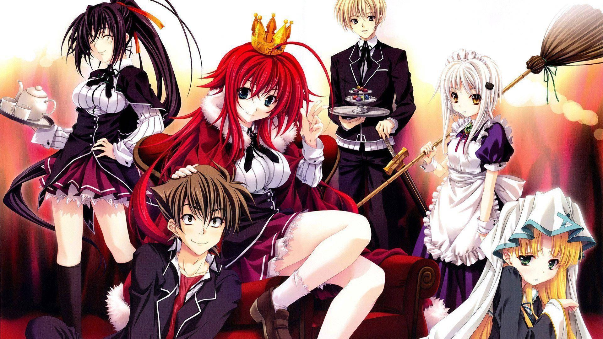 1920x1080 High School Dxd Artwork Wallpaper