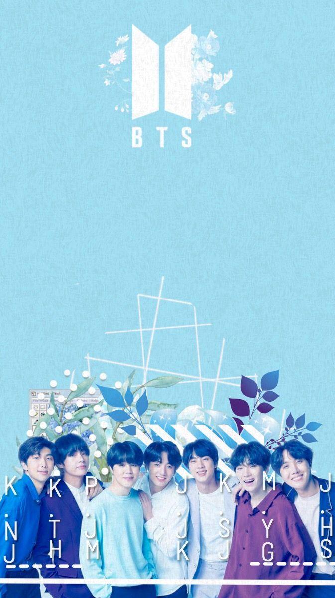 673x1200 BTS Names Wallpaper