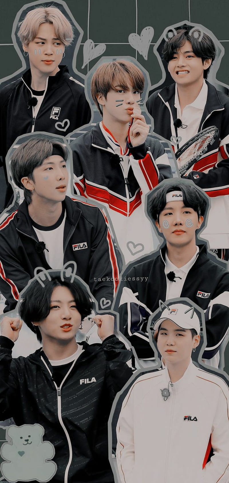 800x1688 BTS all members, jhope, jimin, v, suga, rm, jungkook, jin, HD phone wallpaper