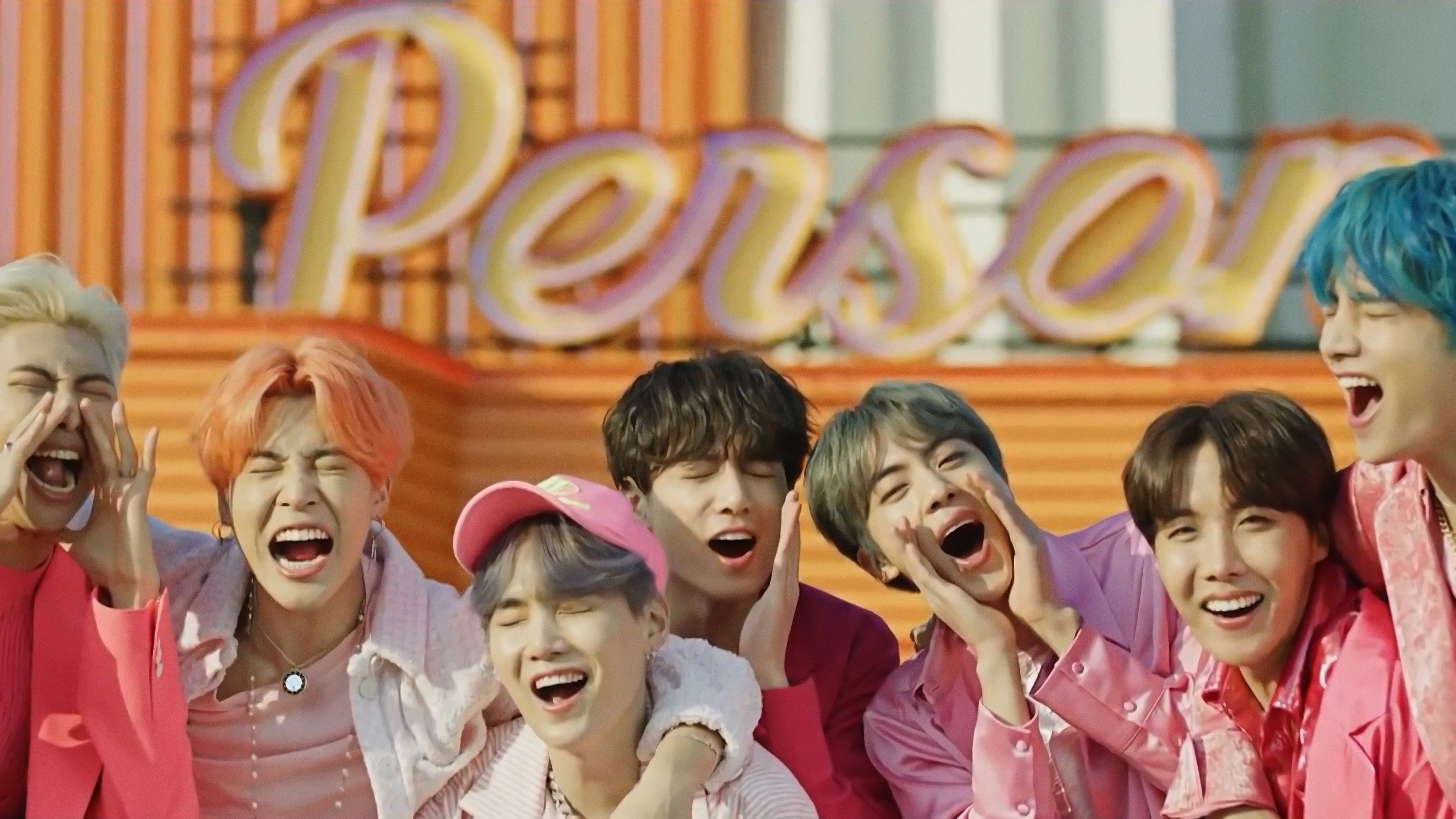 3840x2160 BTS Boy With Luv All Members 4K Wallpaper HD