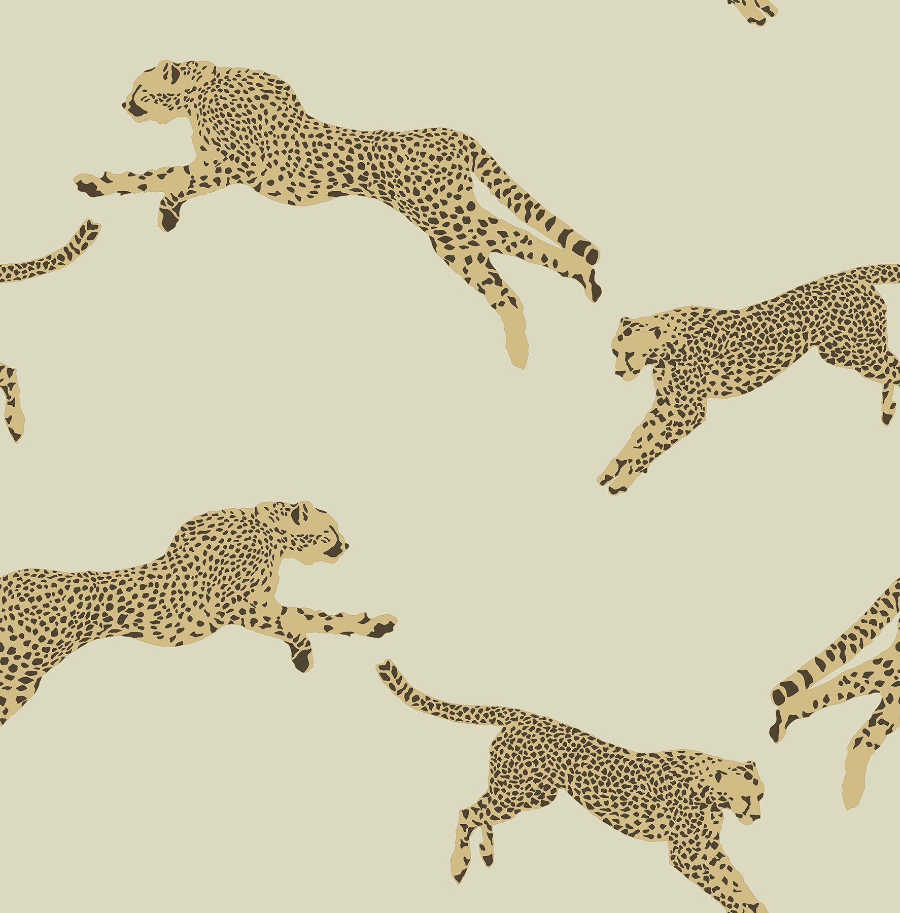 1774x1800 Leaping Cheetah Peel & Stick Wallpaper