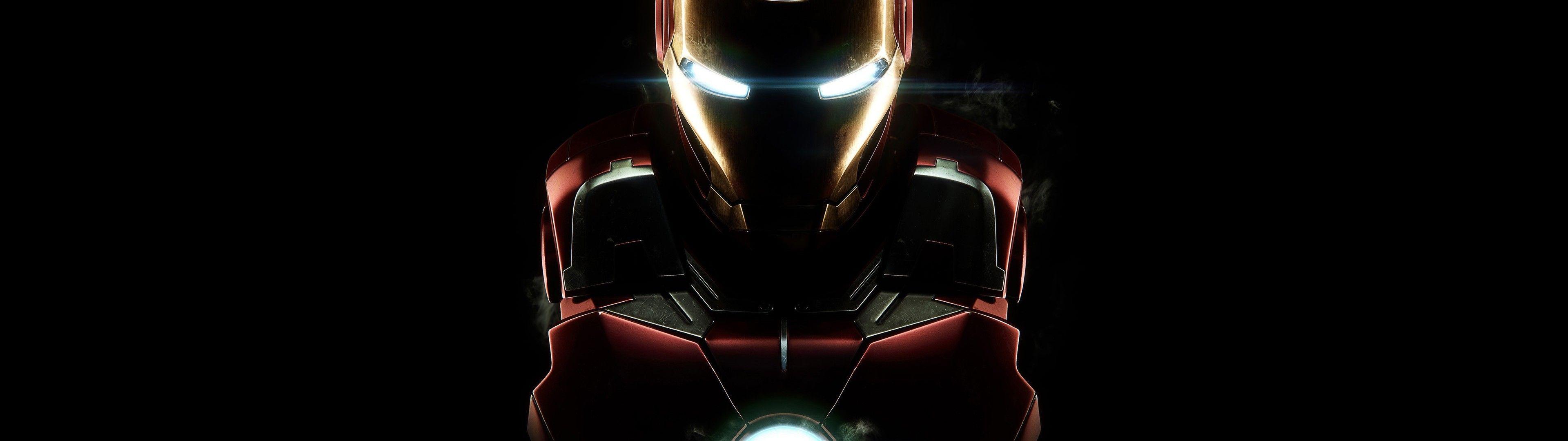 3840x1080 Download 3840x1080 Iron Man, Nano Suit Wallpaper