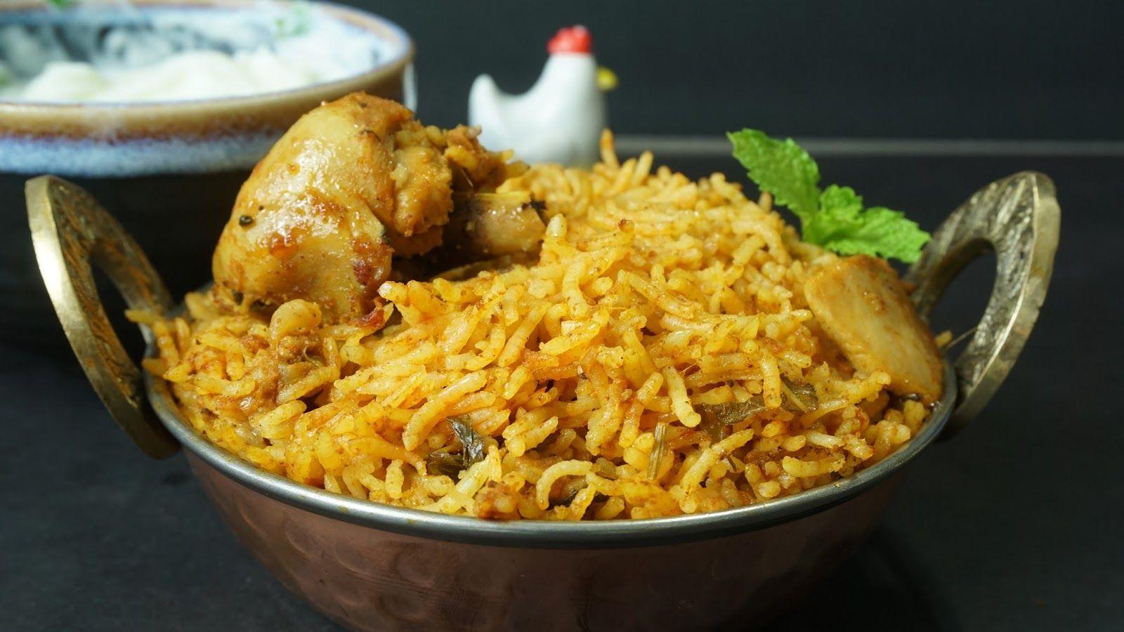 1600x900 Chettinad Chicken Biryani in Pressure Cooker. Steffi's Recipes