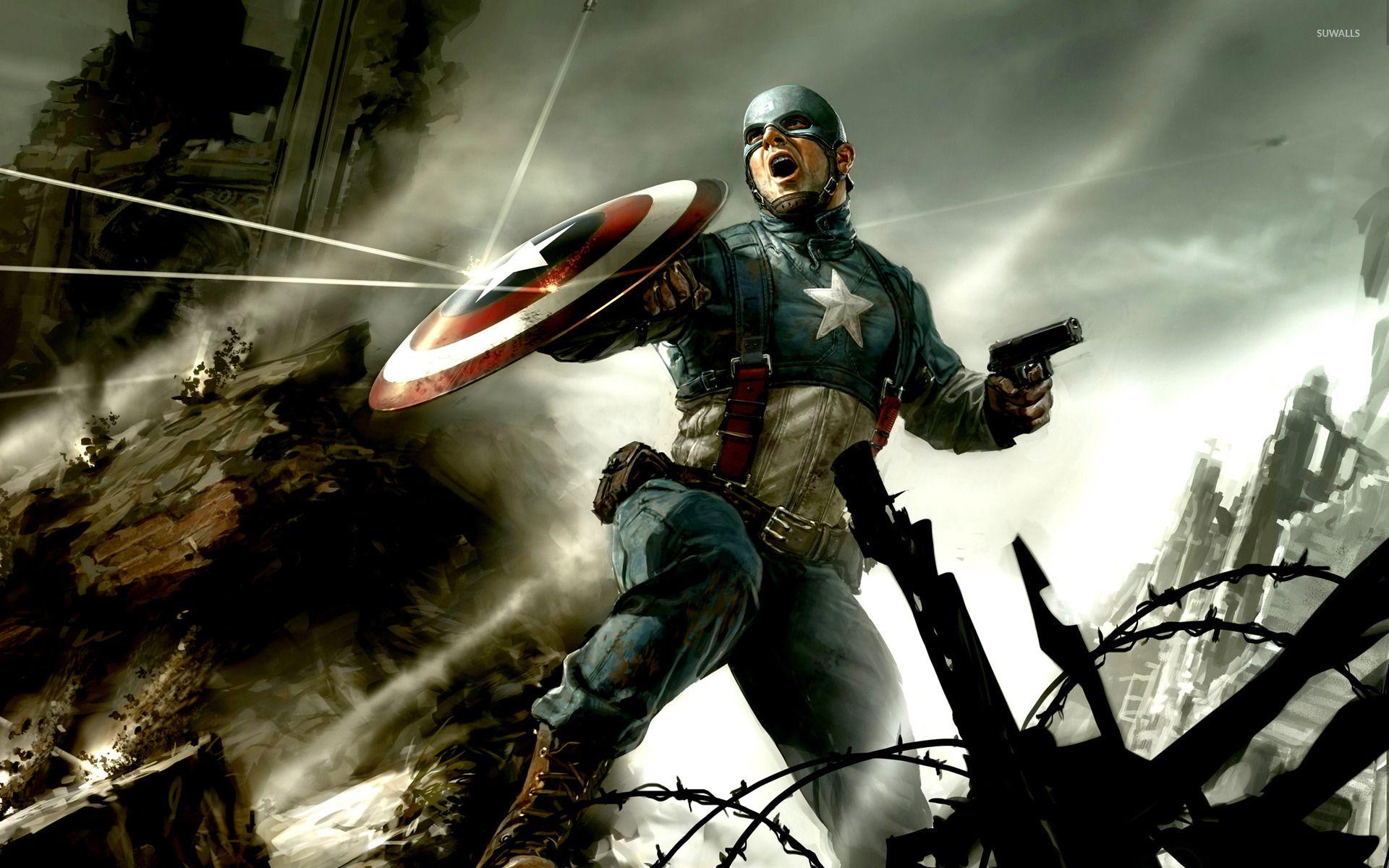 1920x1200 Hình nền Captain America: The First Avenger - Hình nền phim