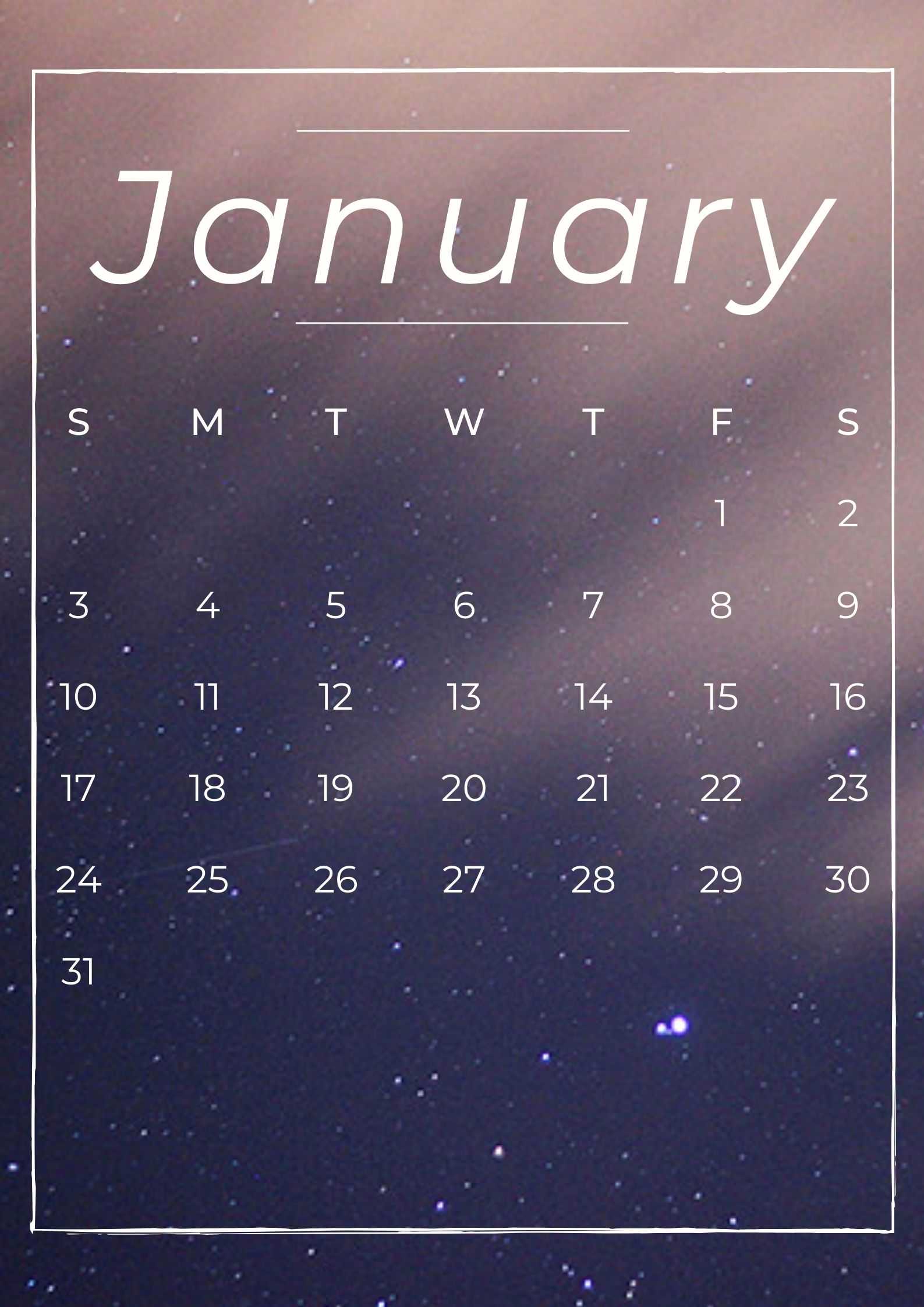 January 2021 Calendar Wallpapers - Top Free January 2021 Calendar ...